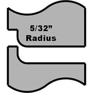Fuel Radius Tank High Throat Roll Set Steel