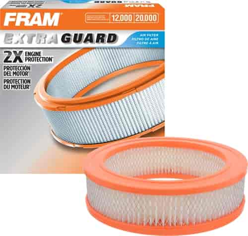 CA160 Extra Guard Round Air Filter Fits Select 1946-2003 American Motors, Chrysler, Dodge, Fargo, Jeep, Plymouth