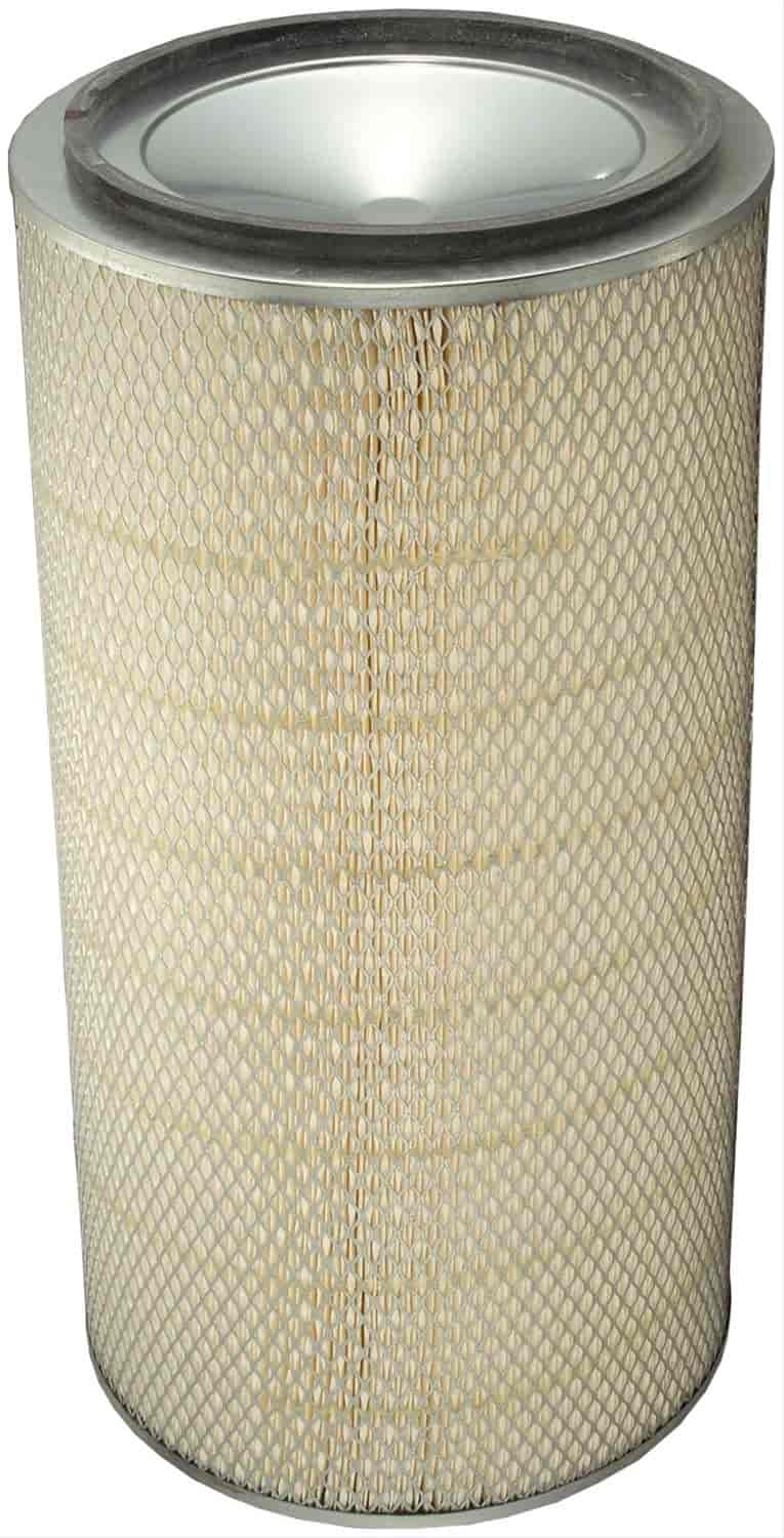 CA596 Metal-End Round Air Filter Fits Select Kenworth Trucks [27.063 H x 12.750 in. O.D.]