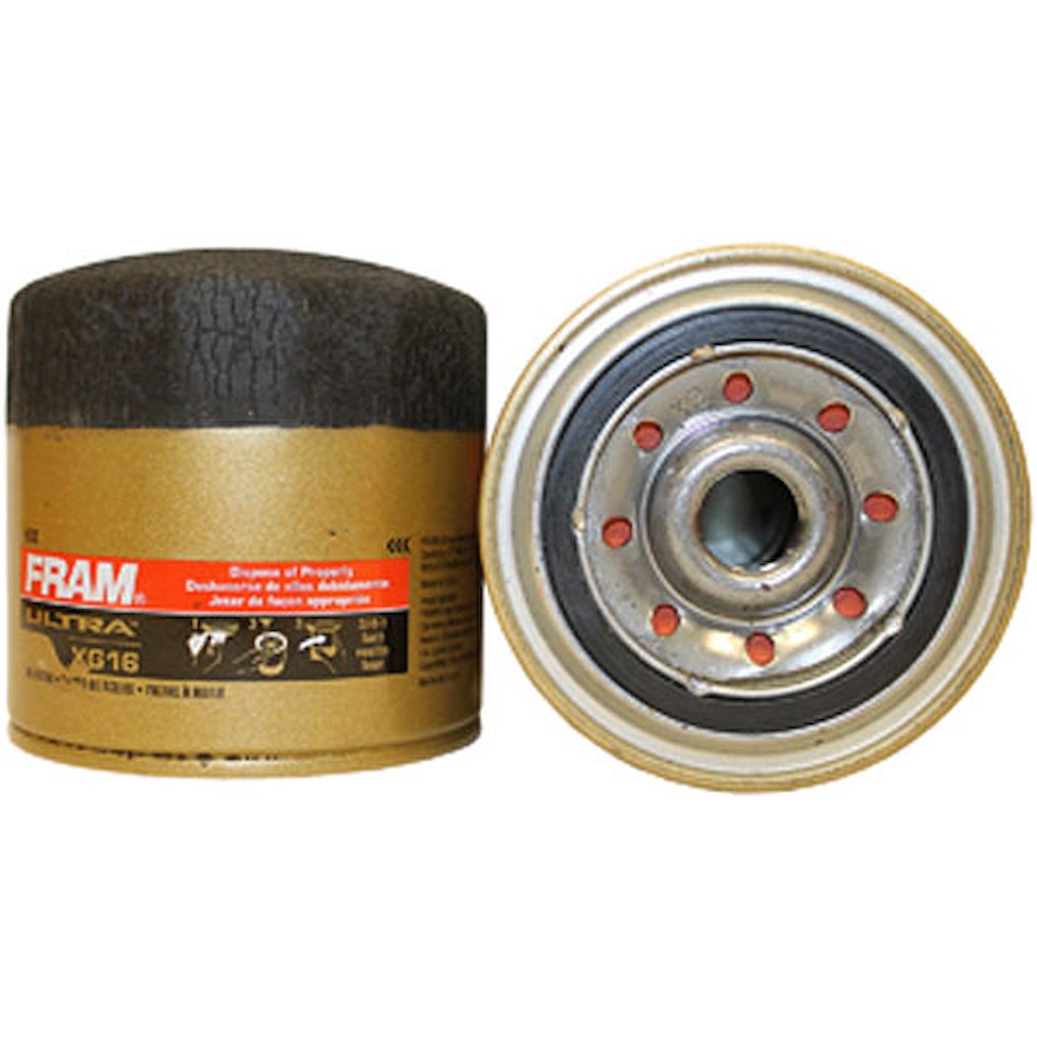 Ultra Synthetic Oil Filter Thread Size: 3/4" -16