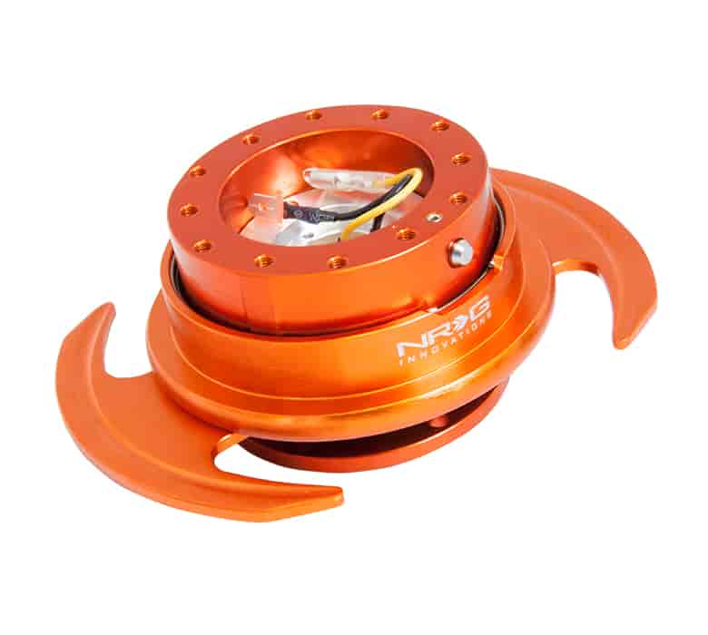 Generation 3.0 Quick Release Steering Wheel Hub Orange Body & Orange Ring