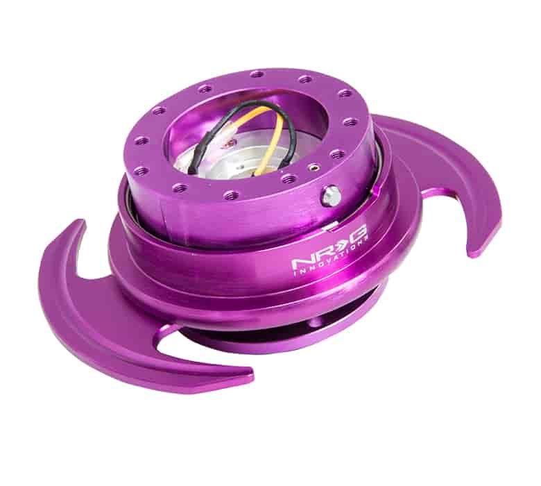 Generation 3.0 Quick Release Steering Wheel Hub Purple Body & Purple Ring