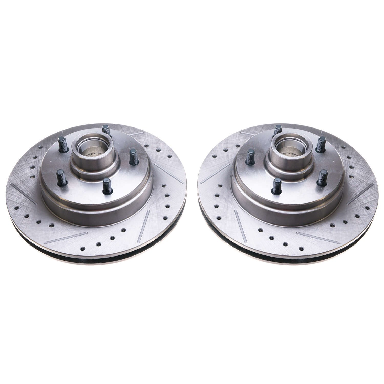 Drilled and Slotted Brake Rotors Fits Select 1977-1993 Chevrolet, GMC, Cadillac, Buick, Oldsmobile, Pontiac Models