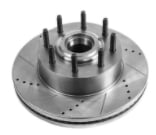 Evolution Drilled and Slotted Brake Rotor, Rear