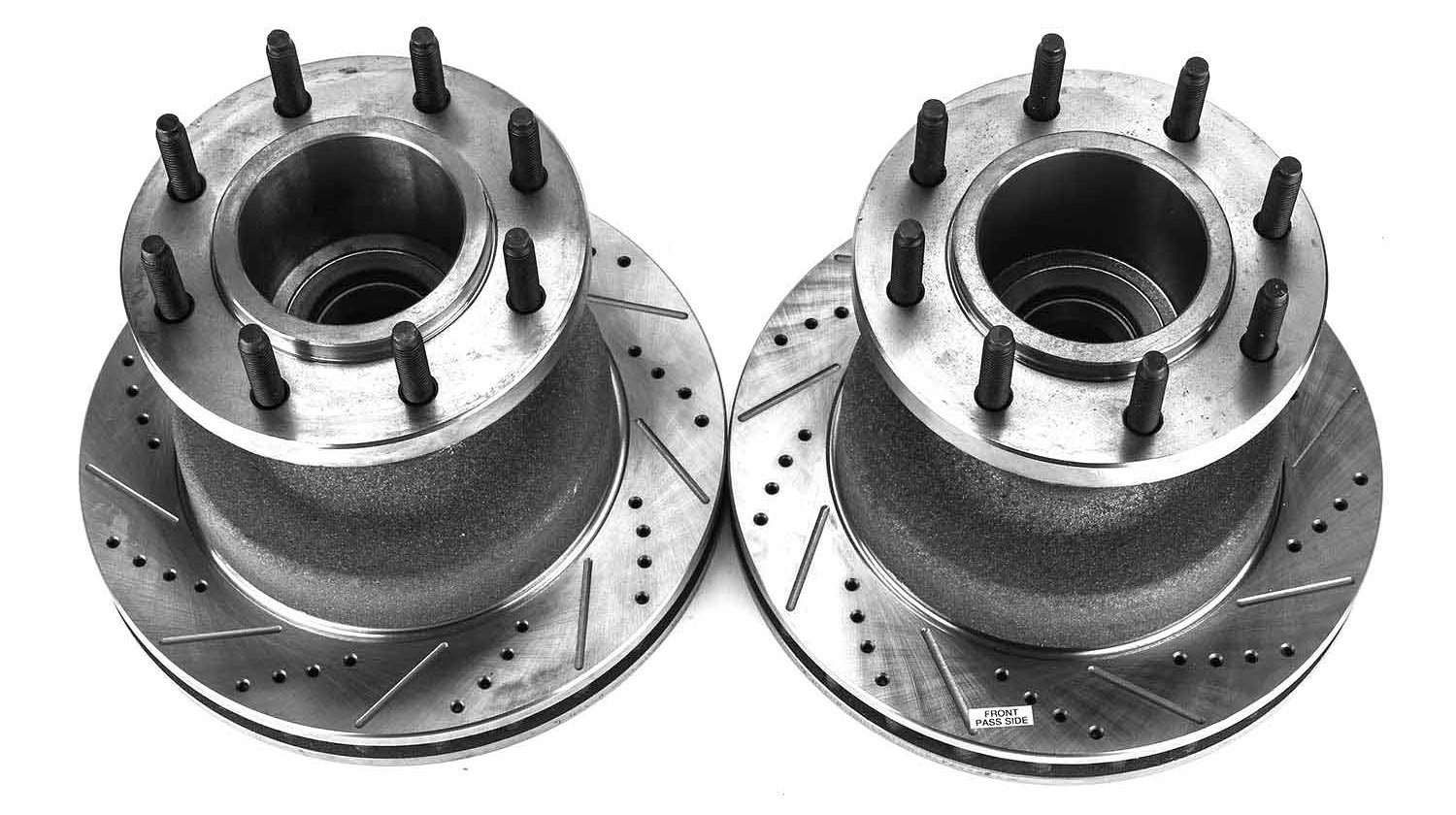 Extreme Performance Drilled And Slotted Brake Rotor Fits Select 1999-2002 Ford Truck F-350 Trucks [Front Left/Driver Side]