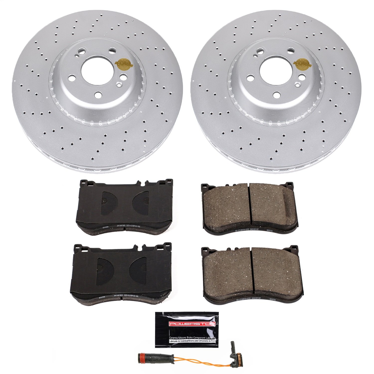 Performance Brake Upgrade Kit Cross-Drilled and Slotted Rotors
