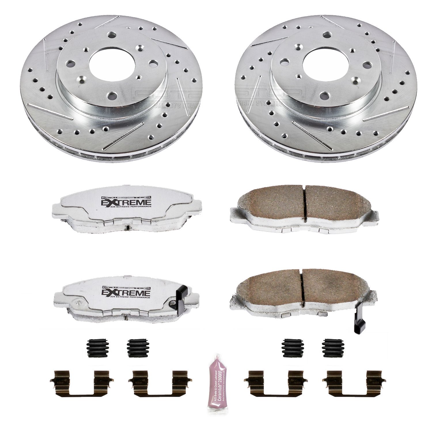 Z26 Brake Pads & Rotor Kit for Street