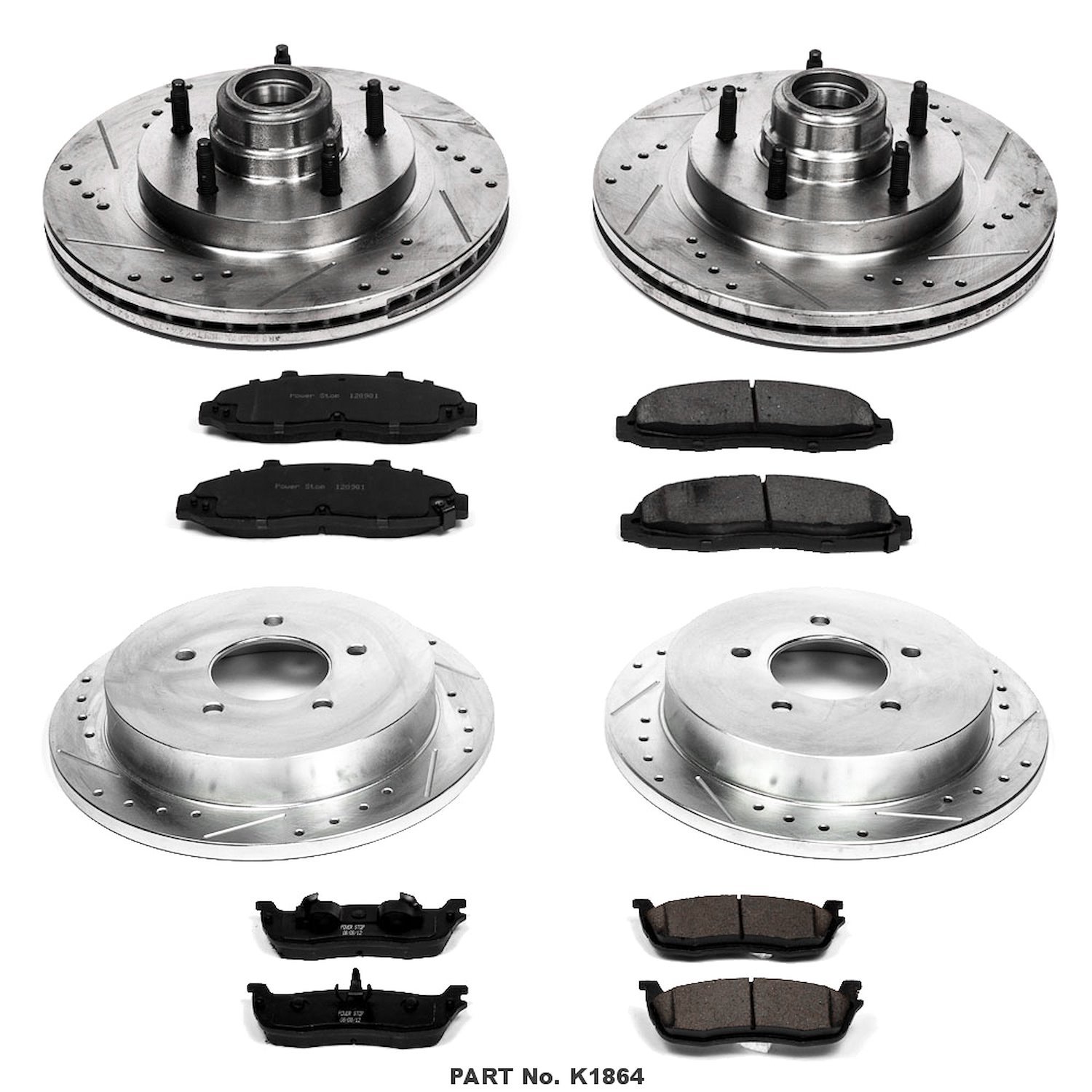 High Performance Brake Pads & Rotor Kit