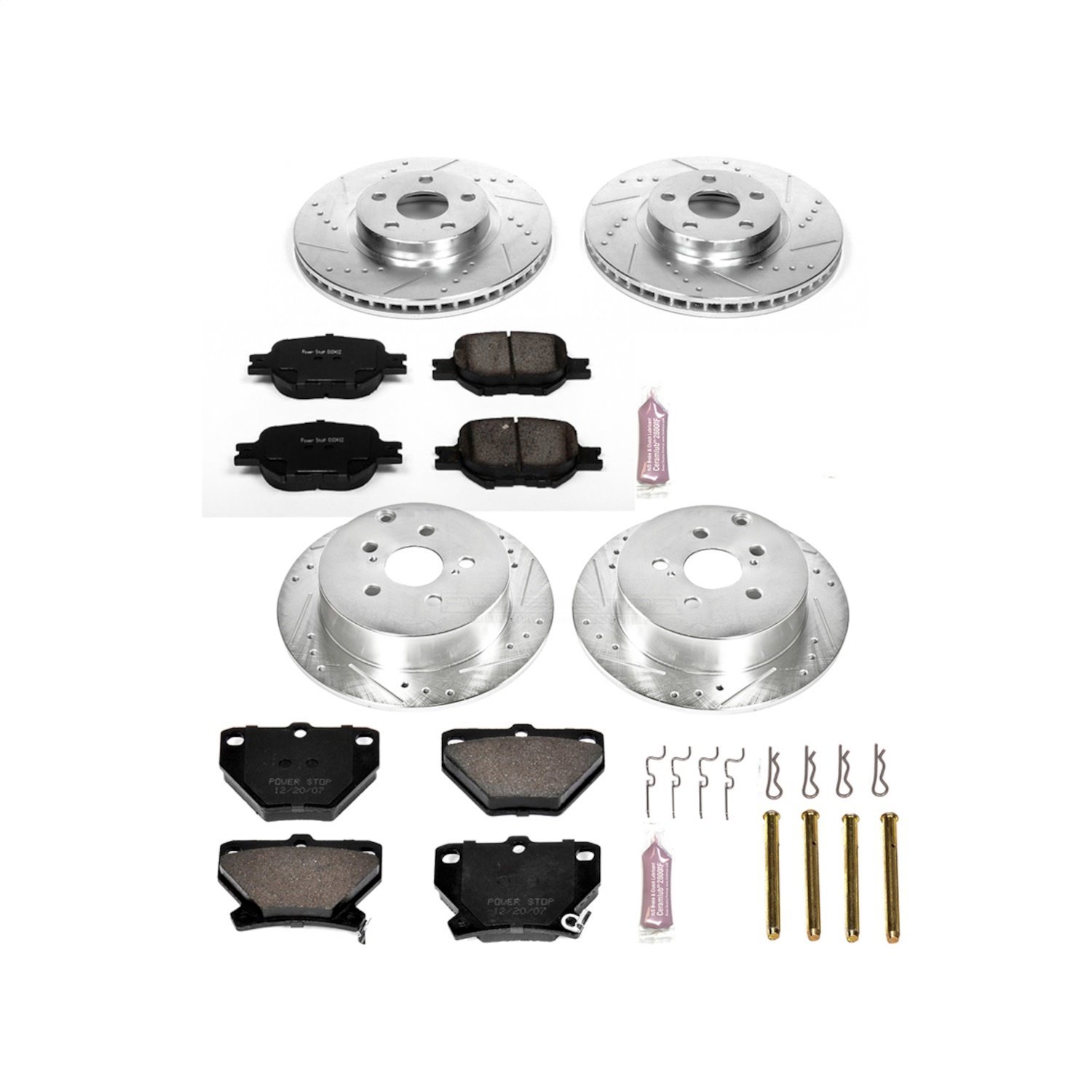 High Performance Brake Pads & Rotor Kit