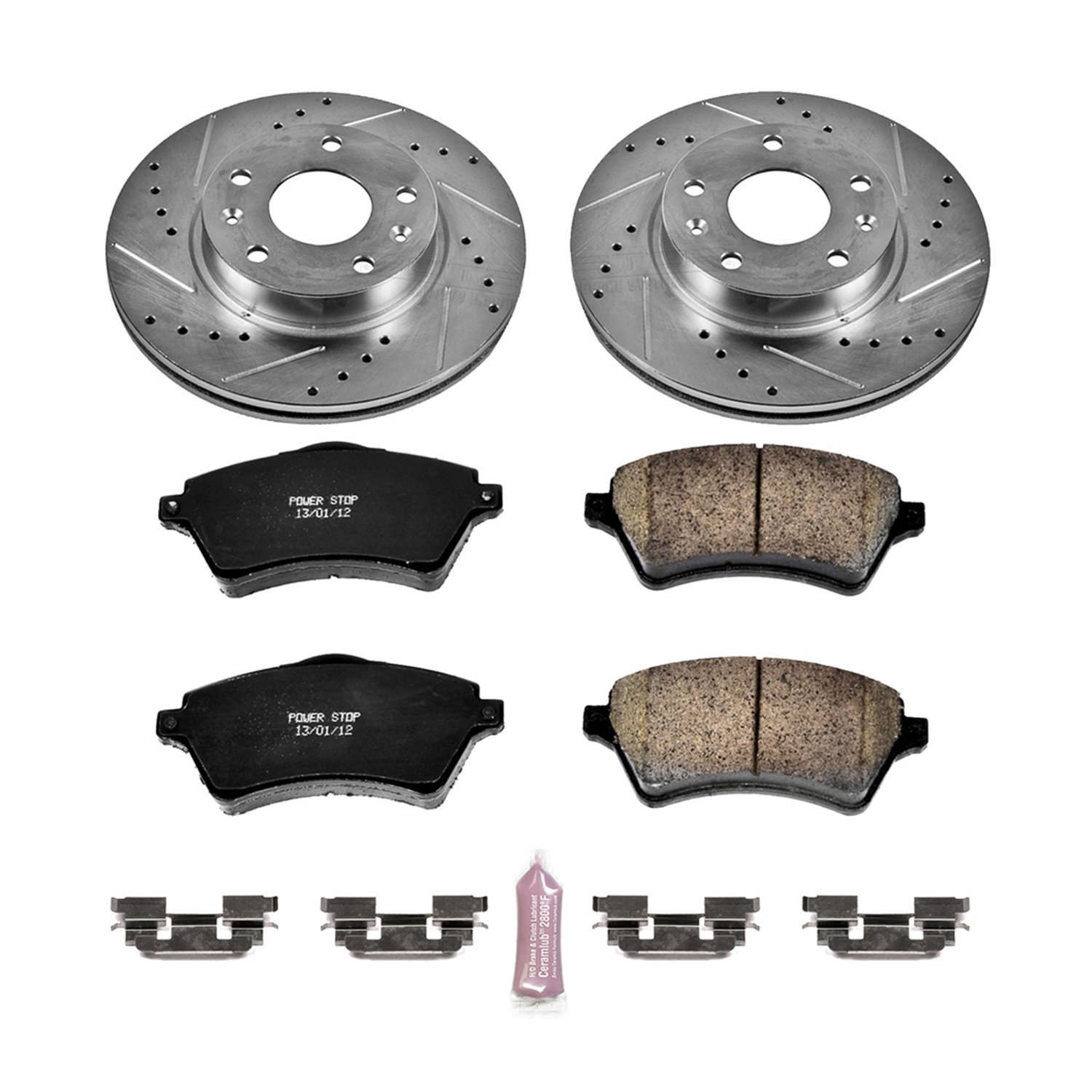 Performance Brake Upgrade Kit Cross-Drilled & Slotted Rotors