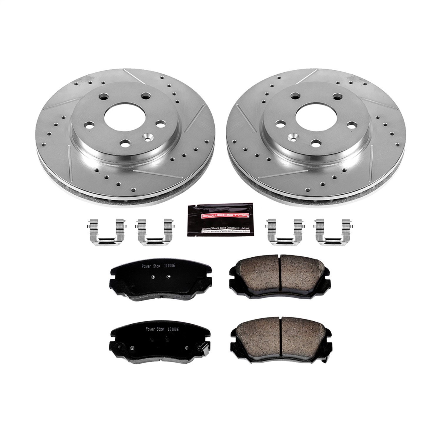 Z23 Evolution Brake Kit for Front 2011-2015 Buick LaCrosse/2011-2016 Buick Regal/2013-2015 Chevrolet Malibu/2011 SAAB 42252