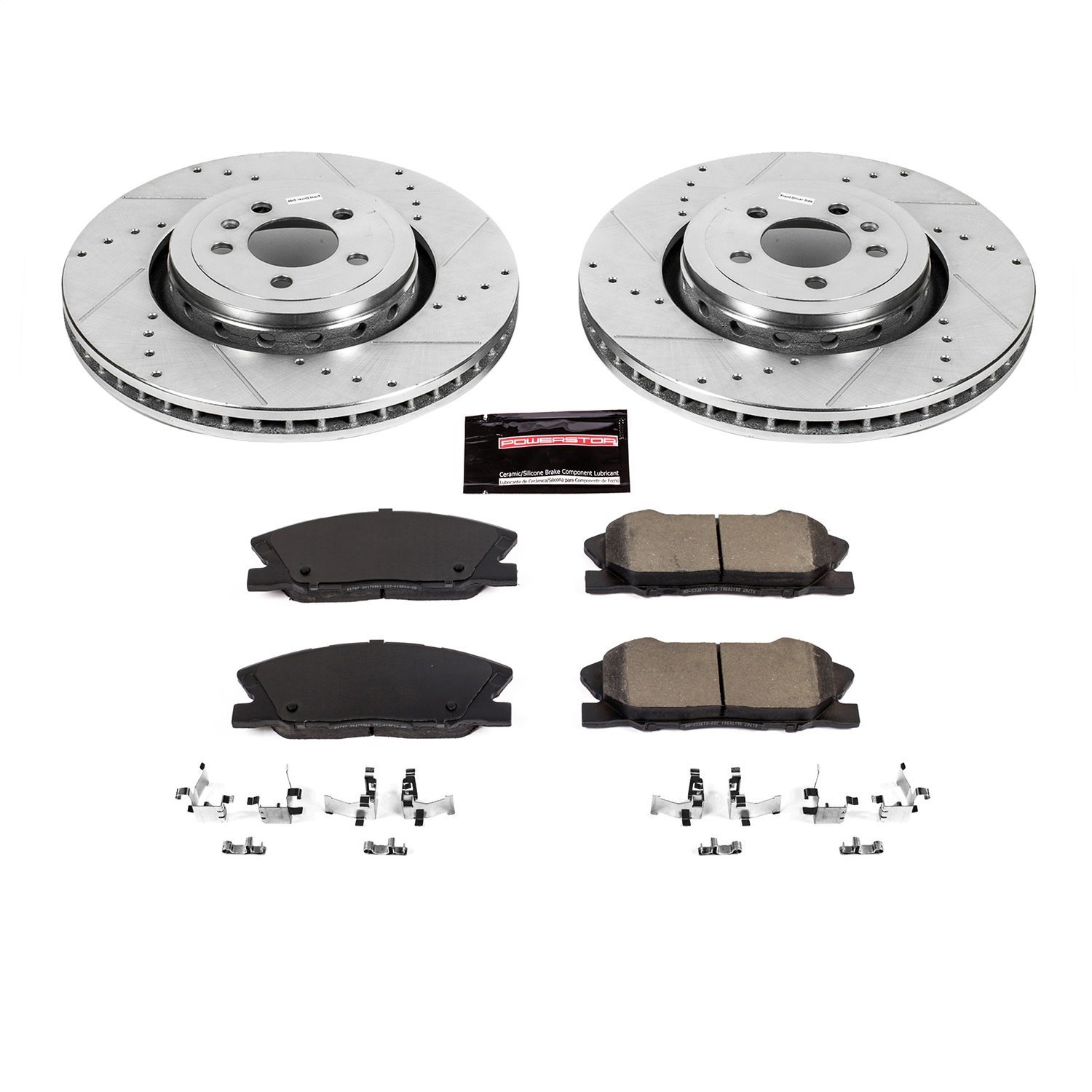 1 CLICK BRAKE KIT W/HDW Front 2014-2015 DODGE CHARGER/