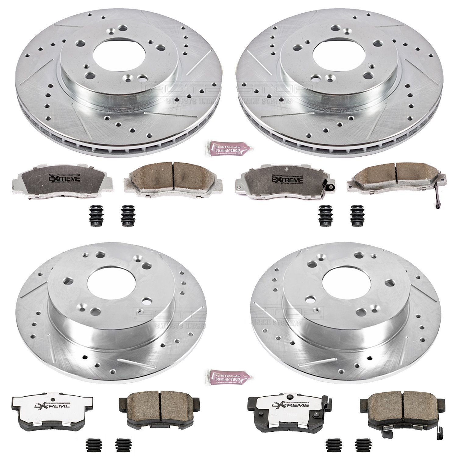 Z26 Brake Pads & Rotor Kit for Street