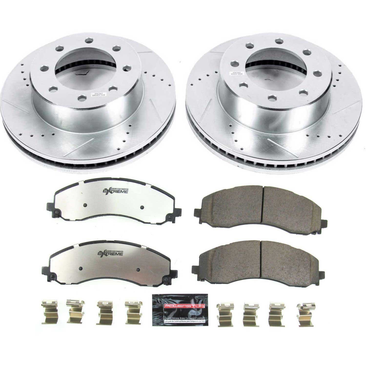 Z36 Truck and Towing Front Brake Pads & Rotor Kit Fits Select Late Model Ram Truck