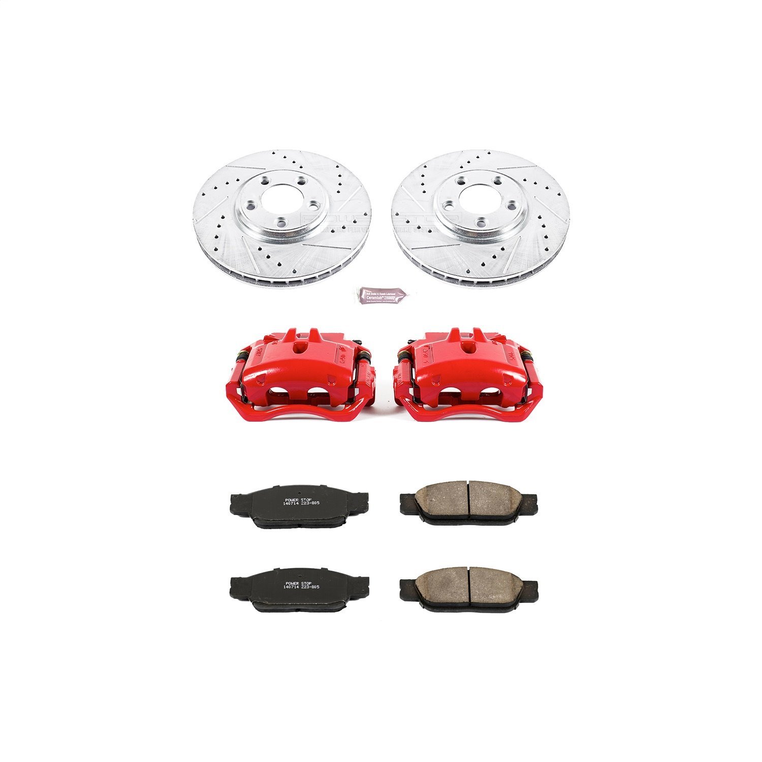 1 CLICK KIT W/CALIPERS FRONT 2002-2005 FORD THUNDERBIRD/2000-2002 JAGUAR S-TYPE/2000-2006 LINCOLN LS/