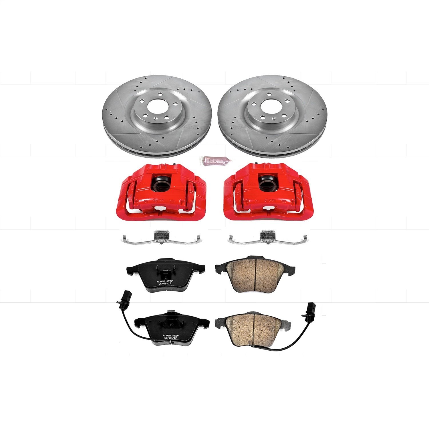 1 CLICK KIT W/CALIPERS FRONT 2004-2009 AUDI S4/
