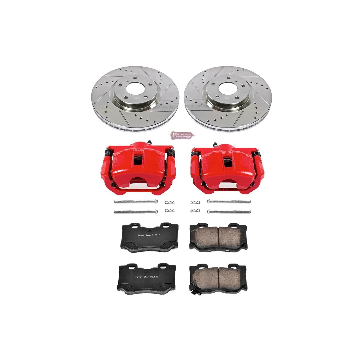1 CLICK KIT W/CALIPERS FRONT 2009-2014 NISSAN MAXIMA/