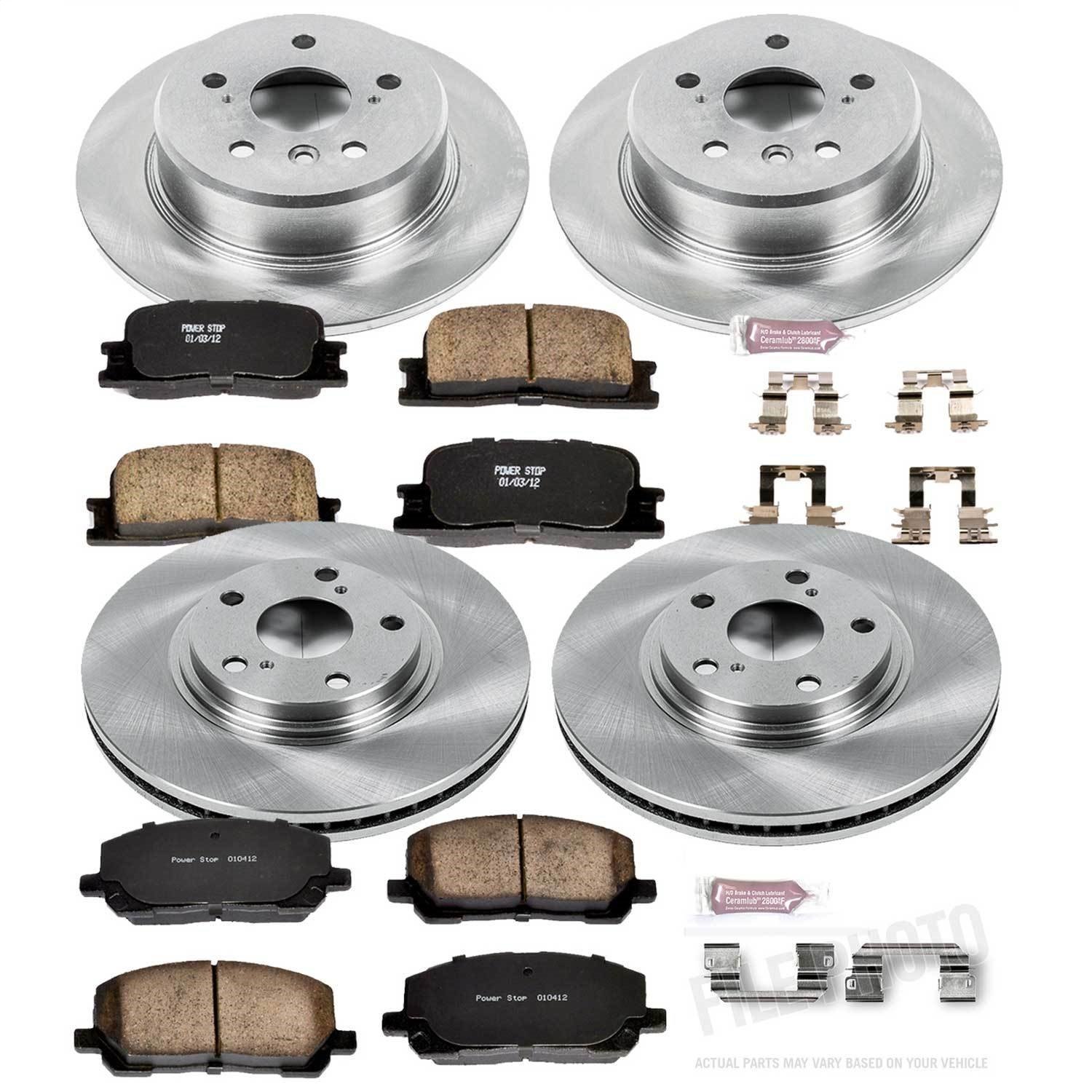 Autospecialty By Power Stop 1-Click Daily Driver Brake Kits