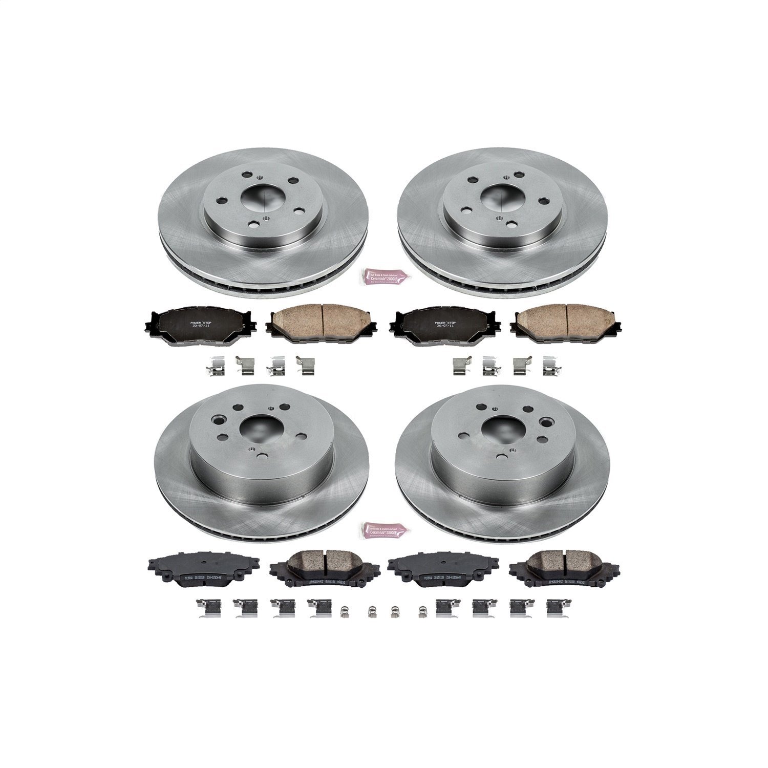 DAILY DRIVER BRAKE KIT Front & Rear 2014-2015 LEXUS IS250C/