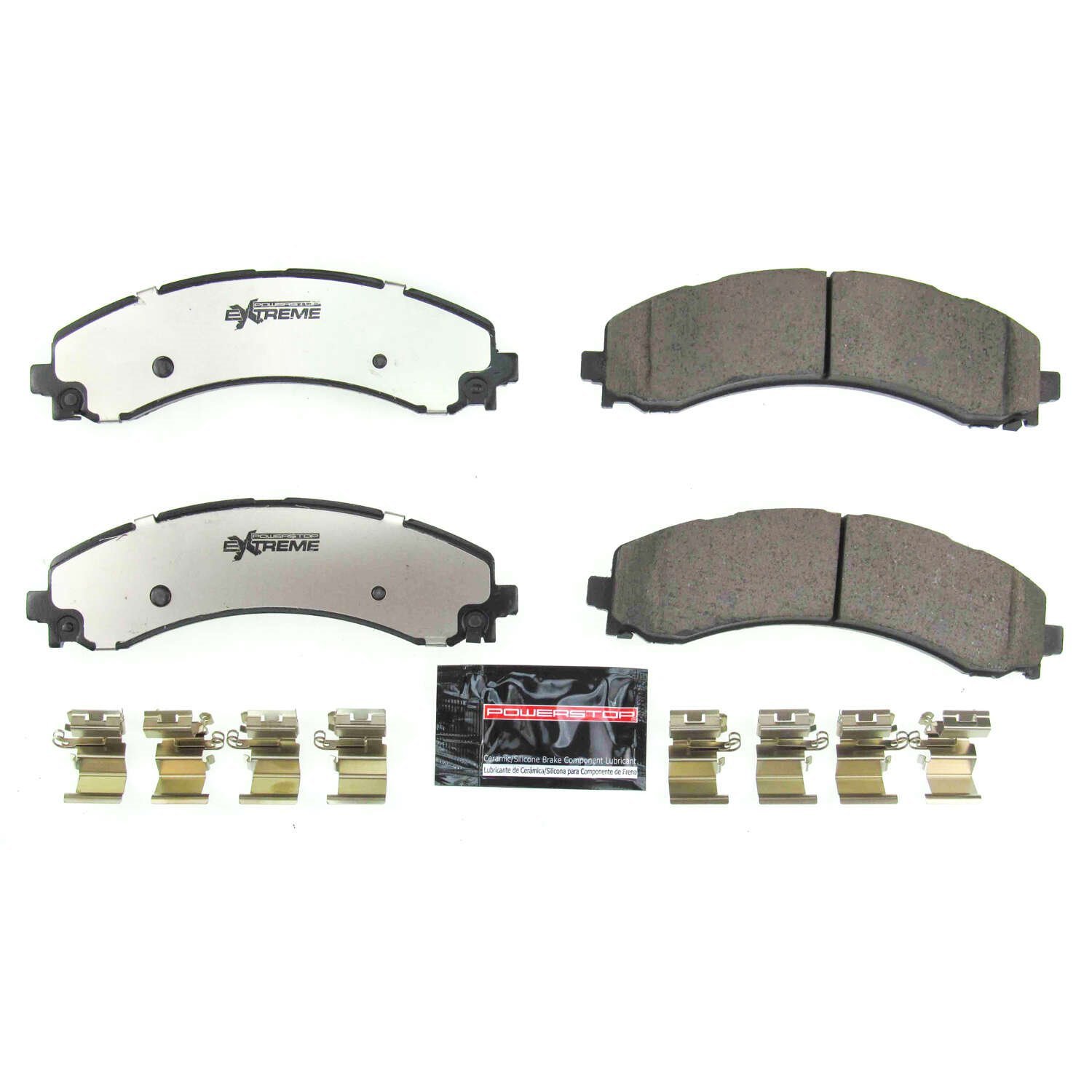 Z36 Truck And Tow Carbon Ceramic Rear Brake Pads Fits Select Late Model Ram 3500 Trucks