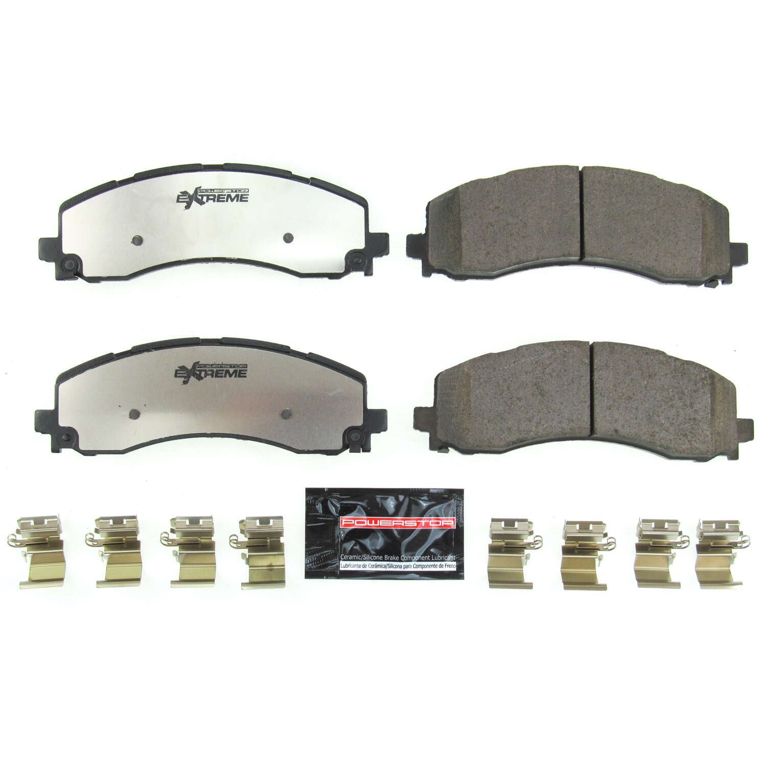 Z36 Truck And Tow Carbon Ceramic Rear Brake Pads Fits Select Late Model Ram Trucks