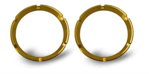 FLEX Bezel Ring Gold pair