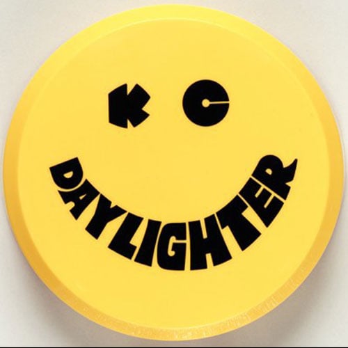 Light Cover 6 in. Round Yellow with Black Smiley Face