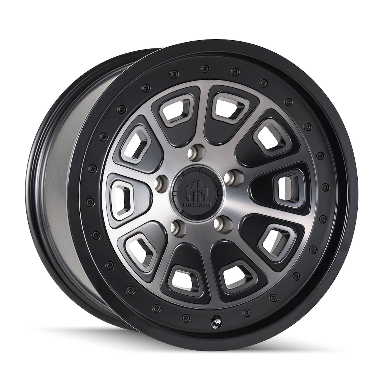 8301-7936TM Flat Iron 8301-Series Wheel [Size: 17" x 9"] Matte Black w/Dark Tint