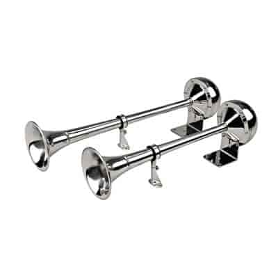 The Persuader Xtreme- Two 2 Stainless Steel Trumpets one low tone one high tone 304 Non-Magnetic Gra