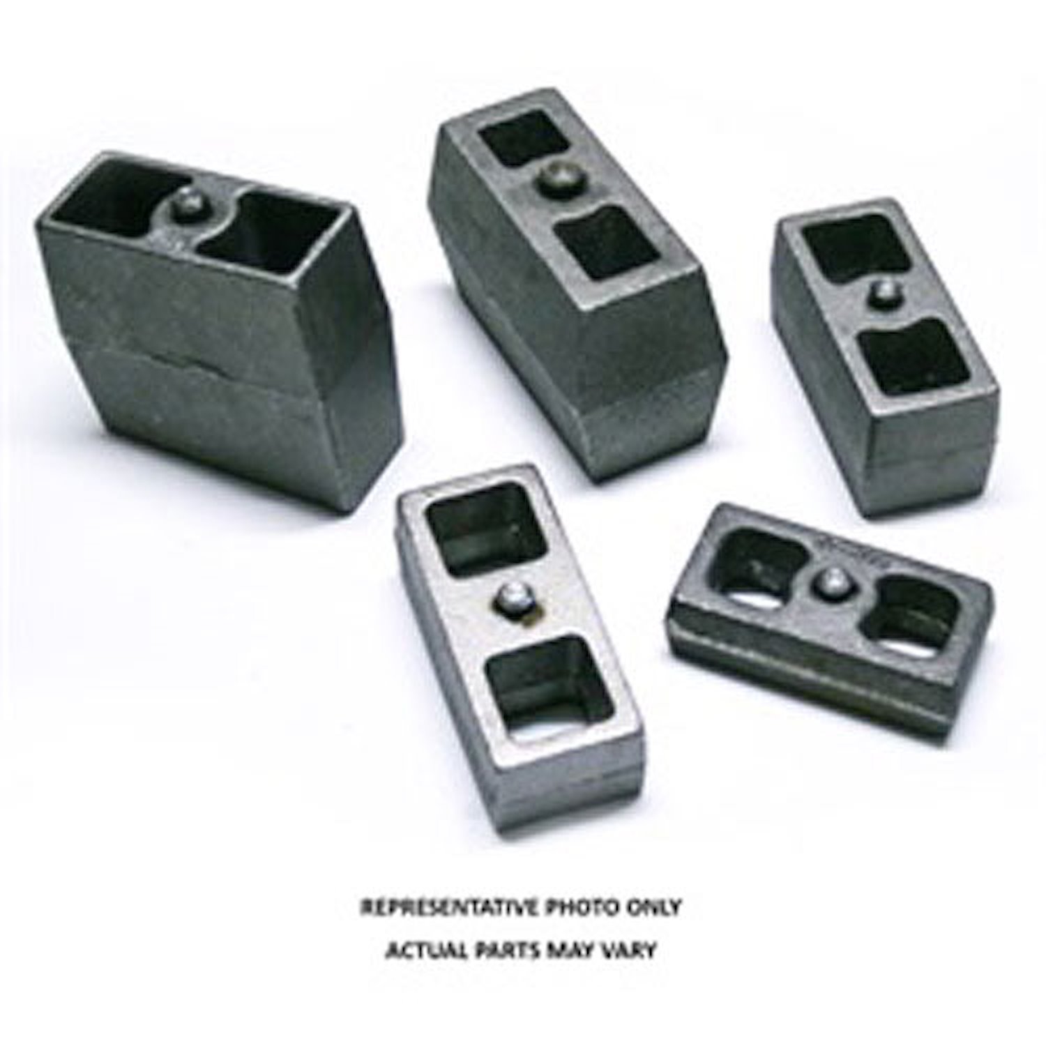 Cast Iron Lift Block 2 in. Lift 9/16 in. Hole 0.9625 in. Pin Flat Block Pair