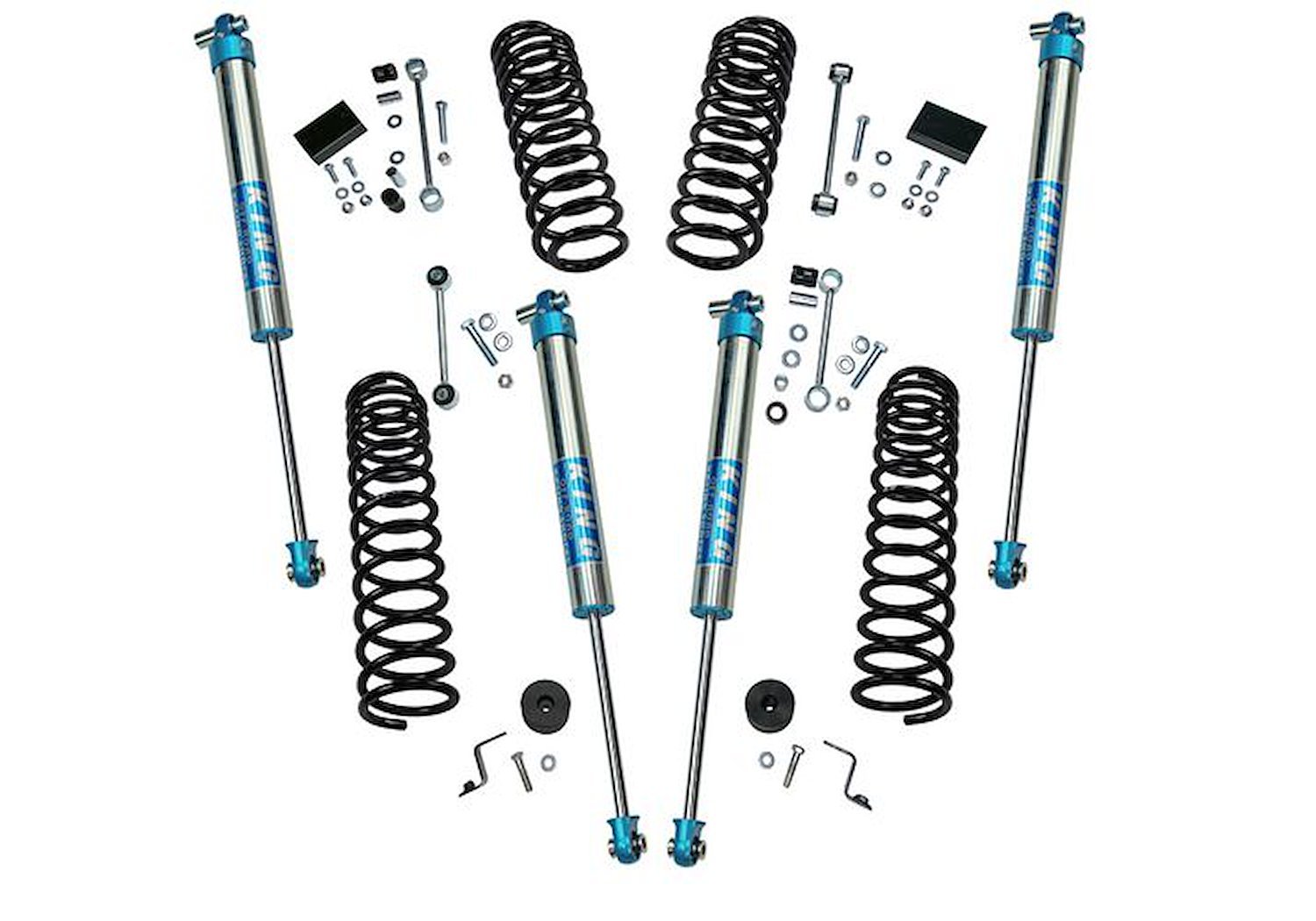 Lift Kit with King 2.0 Shocks for 2018-2020 Jeep Wrangler JL 4-Door (includes Rubicon)