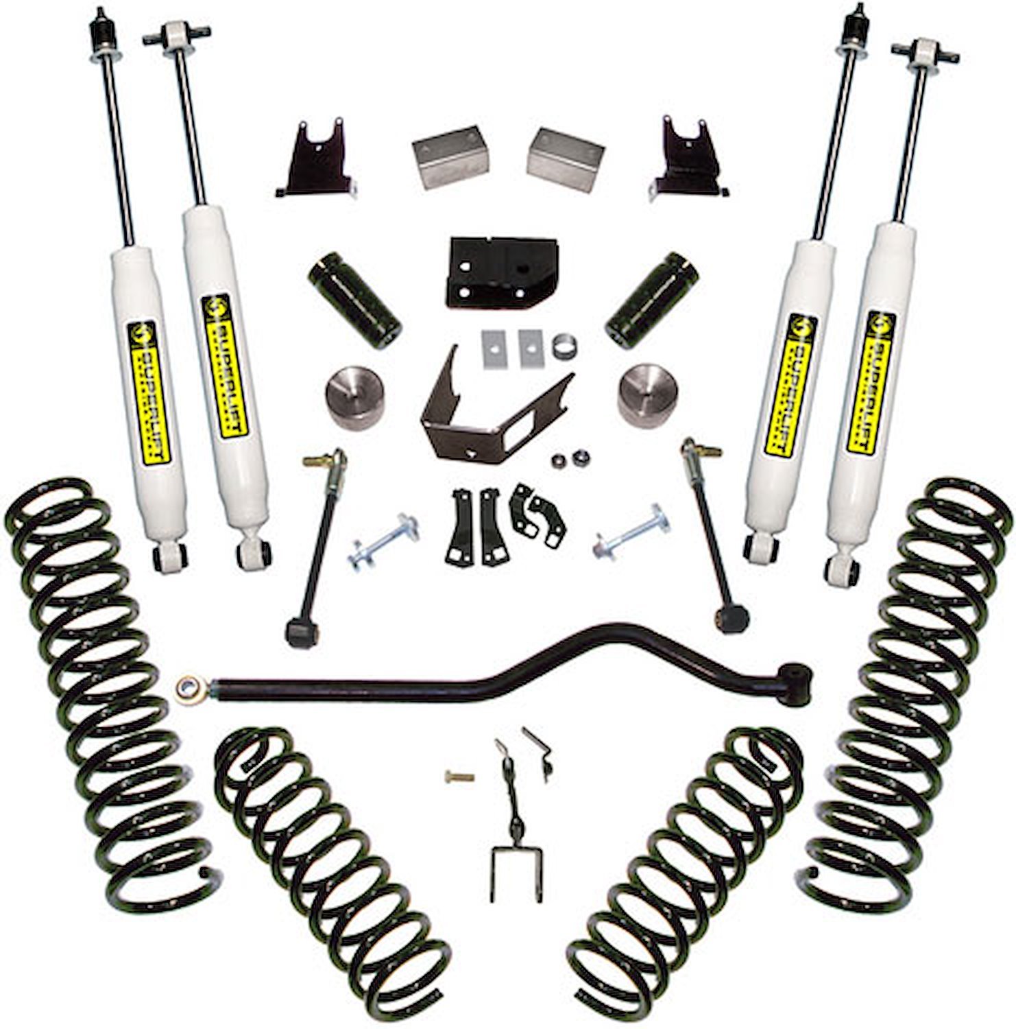 K927 Front and Rear Suspension Lift Kit, Lift Amount: 4 in. Front/4 in. Rear