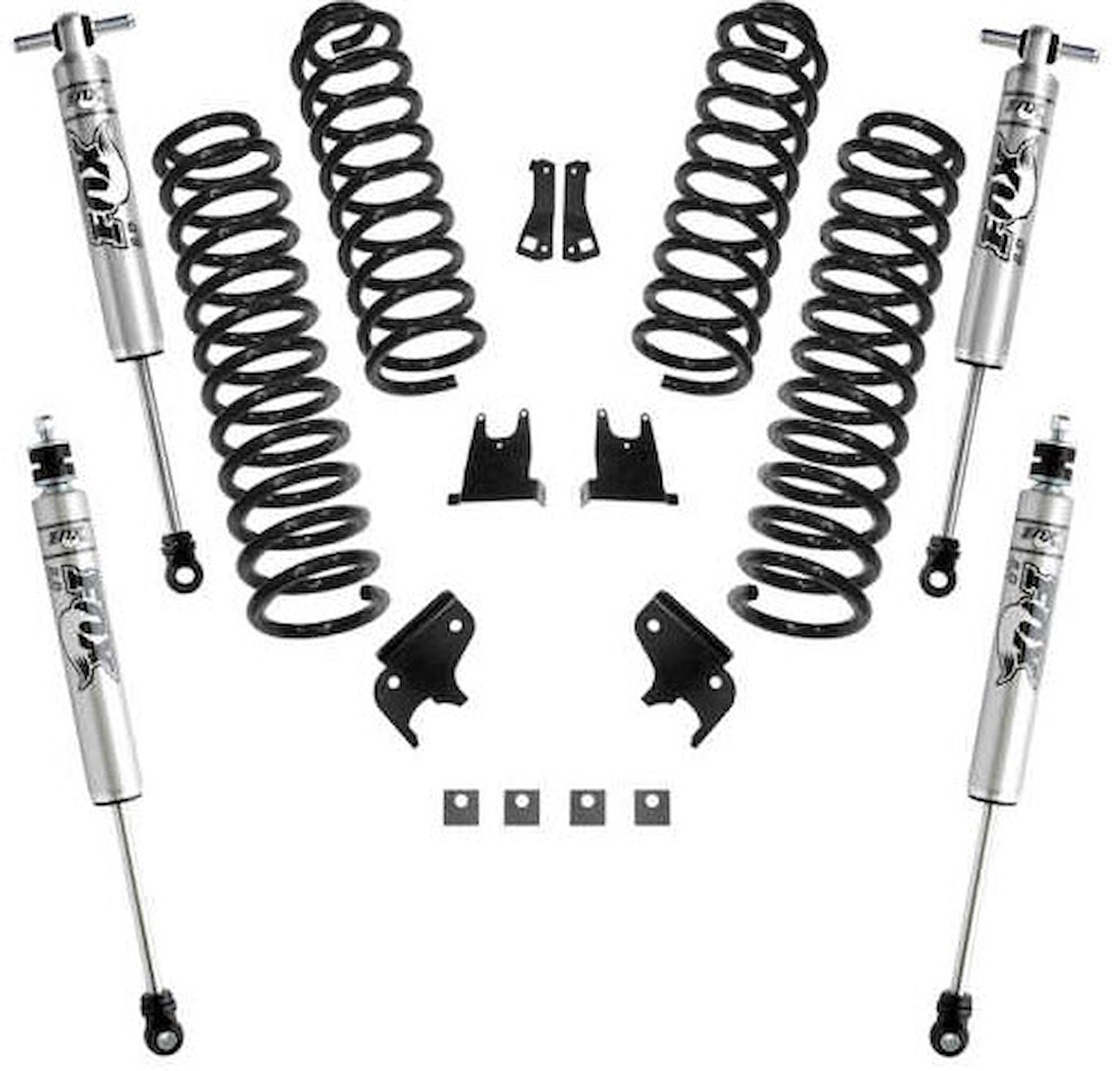K931F Front and Rear Suspension Lift Kit, Lift Amount: 2.5 in. Front/2.5 in. Rear
