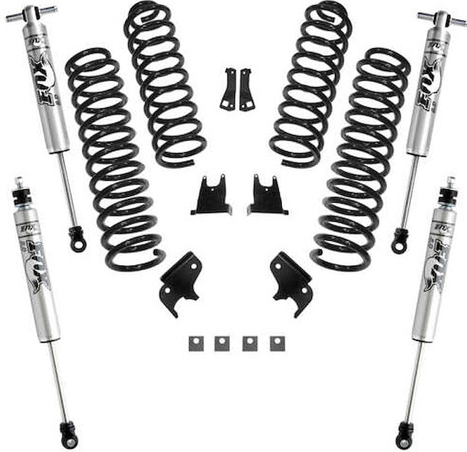 K932F Front and Rear Suspension Lift Kit, Lift Amount: 2.5 in. Front/2.5 in. Rear