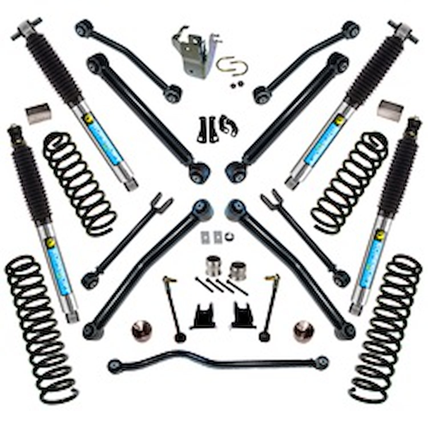 K997B Front and Rear Suspension Lift Kit, Lift Amount: 4 in. Front/4 in. Rear