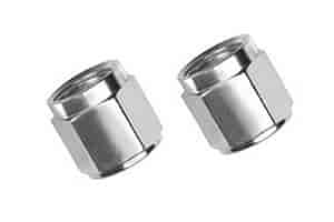 Powerflow Tube Nut Fitting Size -4 AN Polished