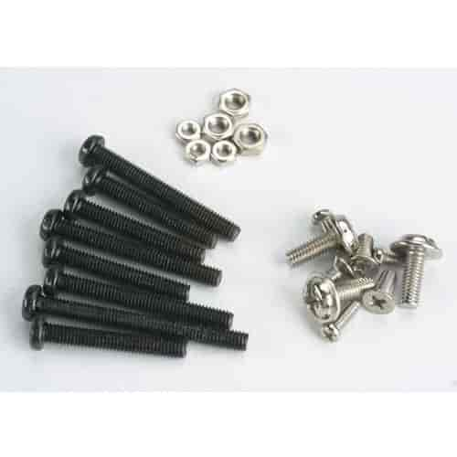 Screw set machine screw & nut set black Tom Cat/ Spirit