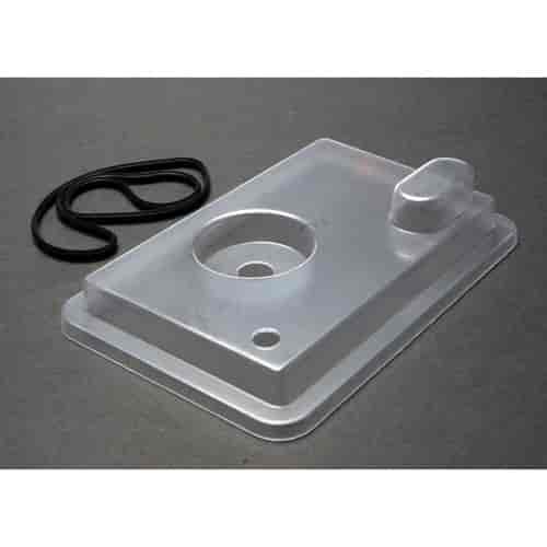 Radio box lid clear / rubber gasket 1 for use with remote push button