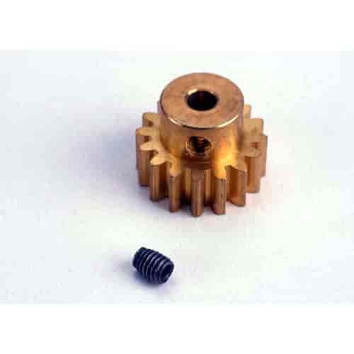 Gear 16-T pinion 32-p / set screw Brass