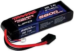 2-Cell LiPo Battery 5800 Semi-Rigid Construction