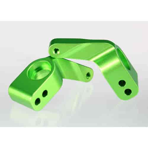Rear Stub Axle Carriers Green Anodized 6061-T6 Aluminum