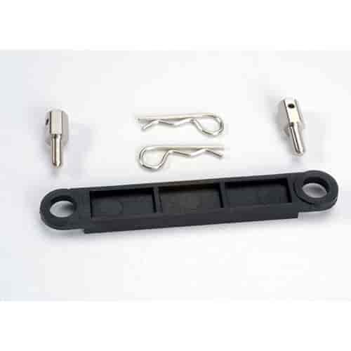 Battery Hold-Down Plate Black Plastic