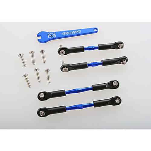 Camber Link Turnbuckle Kit Blue-Anodized Aluminum