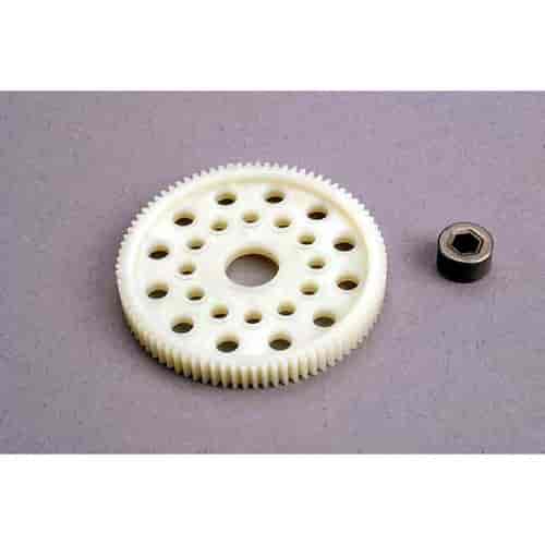 Spur gear 84-tooth 48-pitch w/bushing