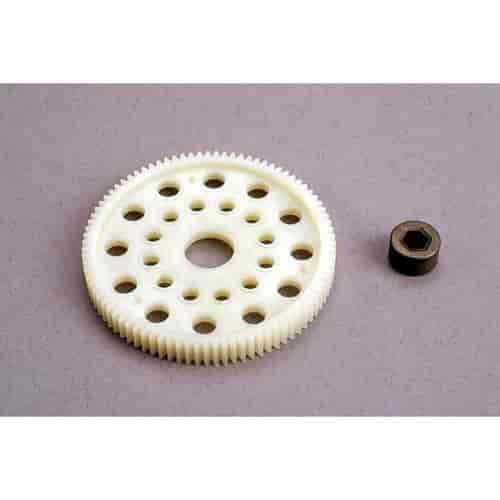 Spur gear 87-tooth 48-pitch w/bushing