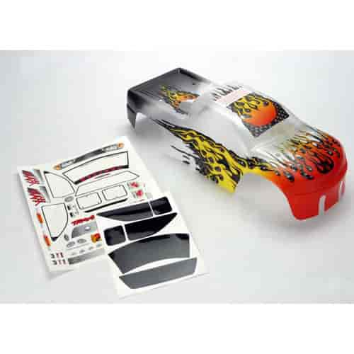 Body T-Maxx ProGraphix replacement for painted flames body. Graphics are painted requires paint & final color application.