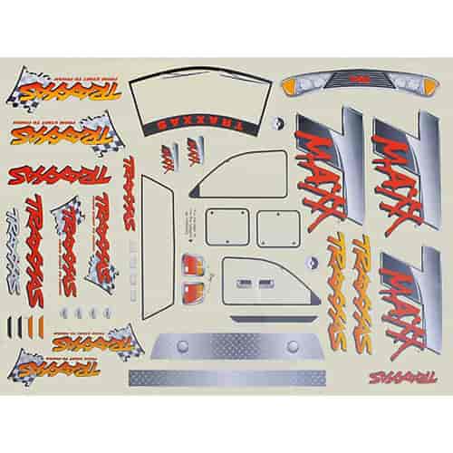 Decal sheet T-Maxx use with 4911X body