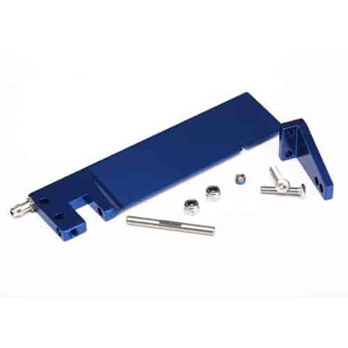 Rudder Kit Blue-anodized aluminum