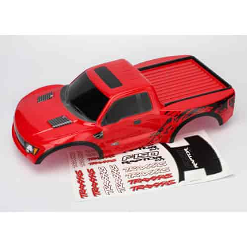 Ford Raptor Body Red Painted w/Pre-Applied Decals
