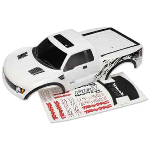 Ford Raptor Body White Painted w/Pre-Applied Decals
